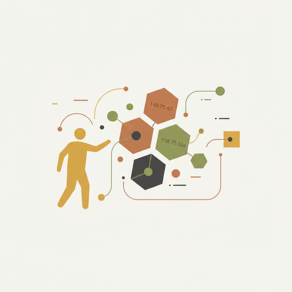 Dynamic abstract digital network connections visualization